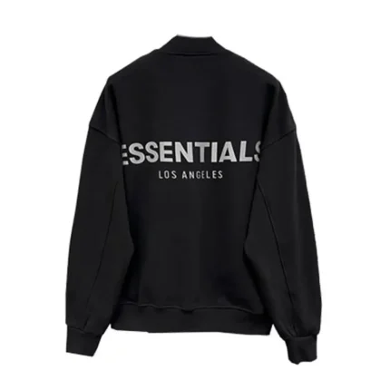 Essentials Men Baseball Los Angeles Jacket Black