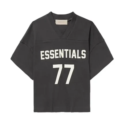 Essentials Fear Of God Kids Football T-Shirt Black