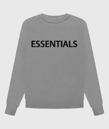 Essentials Fear Of God Overlapped Sweatshirt Grey
