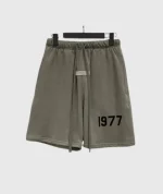 Fear of God Essentials 1977 Logo Shorts Dark Grey