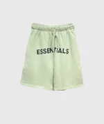 Fear of God Essentials Logo Shorts Green