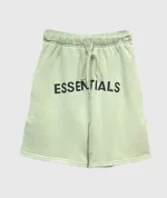 Fear of God Essentials Logo Shorts Green