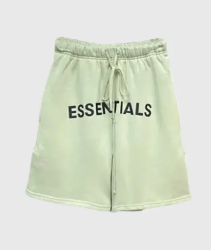 Fear of God Essentials Logo Shorts Green